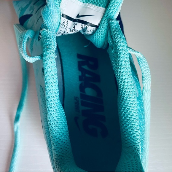 NIKE Racing Women's Turquoise & Blue Zoom Rival Spiked Running Shoe Size 6.5 - Picture 7 of 10